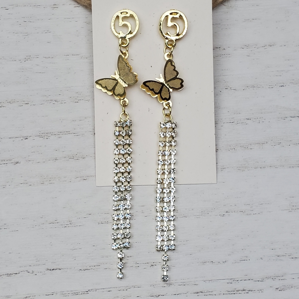 Beautiful Butterfly Drop earrings